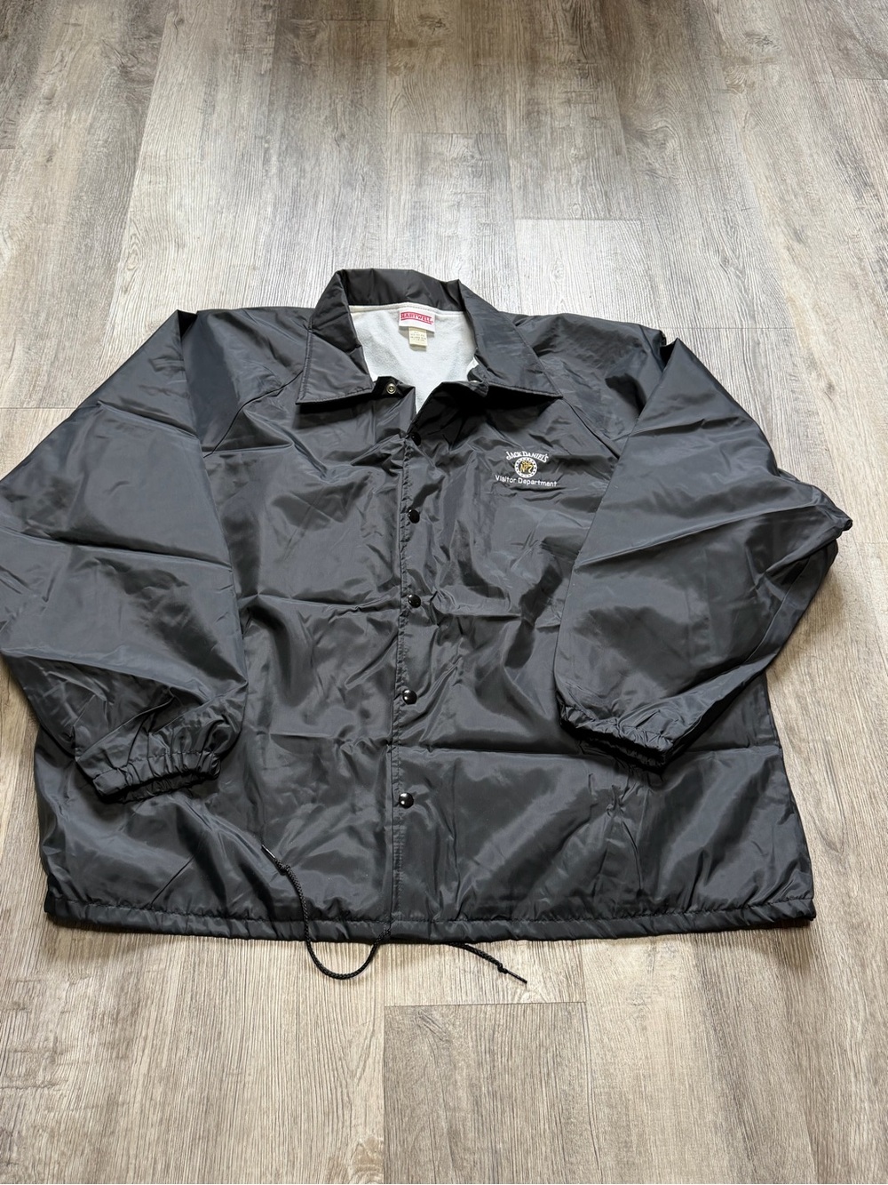 VTG Hartwell Black Men's Lightweight Jack Daniel’s Jacket 3XL 54-56